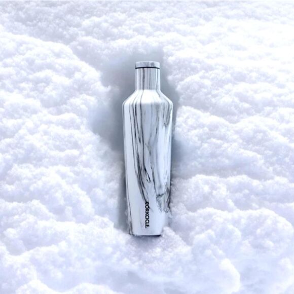 Corkcicle SNOWDRIFT canteen bottle 16oz thermos - Picture 1 of 8